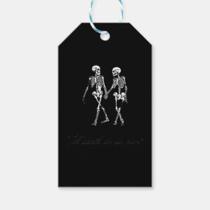 Till Death Do Us Part To The Grave Classic Design Gift Tags