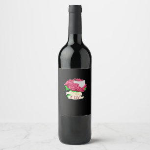 Till Death Do Us Part – Until the End Quote Wine Label