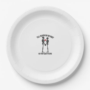 Till Death Do Us Part Valentine Design  Paper Plate