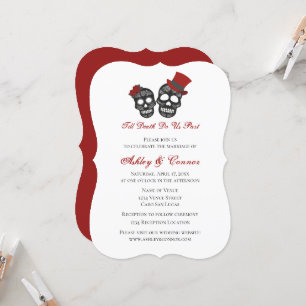 Till Death Do Us Part Wedding Invitation