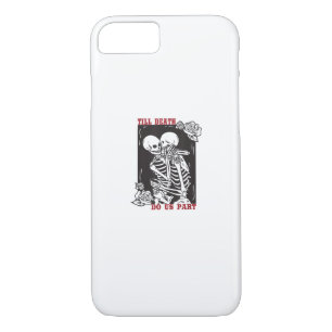 Till Death Do Us Part Wedding Skeleton Couple Vale Case-Mate iPhone Case