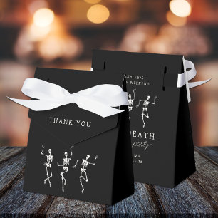 Till Death Do Us Party Bachelorette Weekend Favor Box