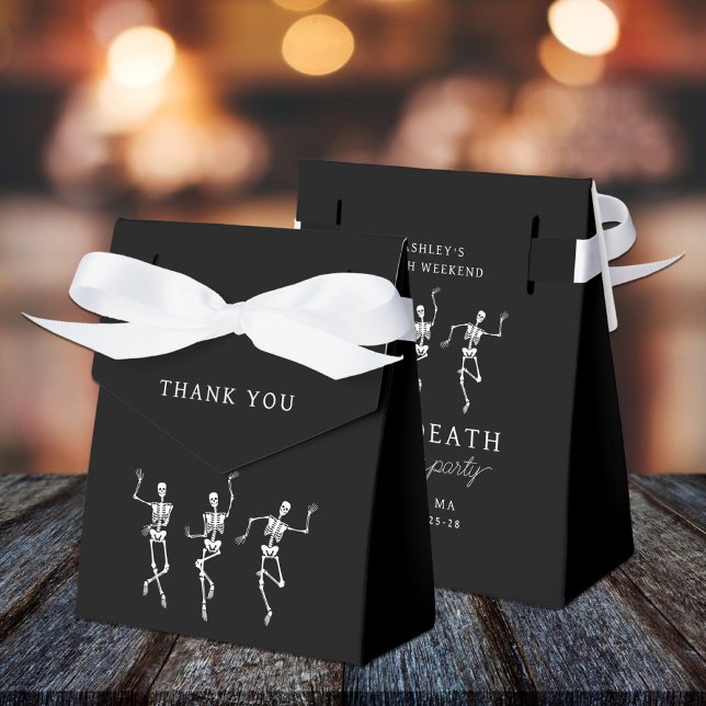 Till Death Do Us Party Bachelorette Weekend Favor Box (Creator Uploaded)