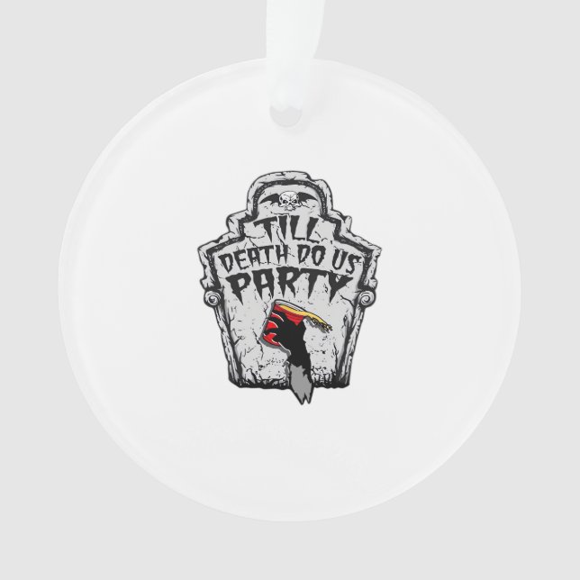 Till Death Do Us Party Classic For Halloween Ornament (Front)