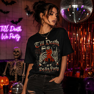 Till Death, Do Us Party – Gothic Skeleton Celebrat T-Shirt