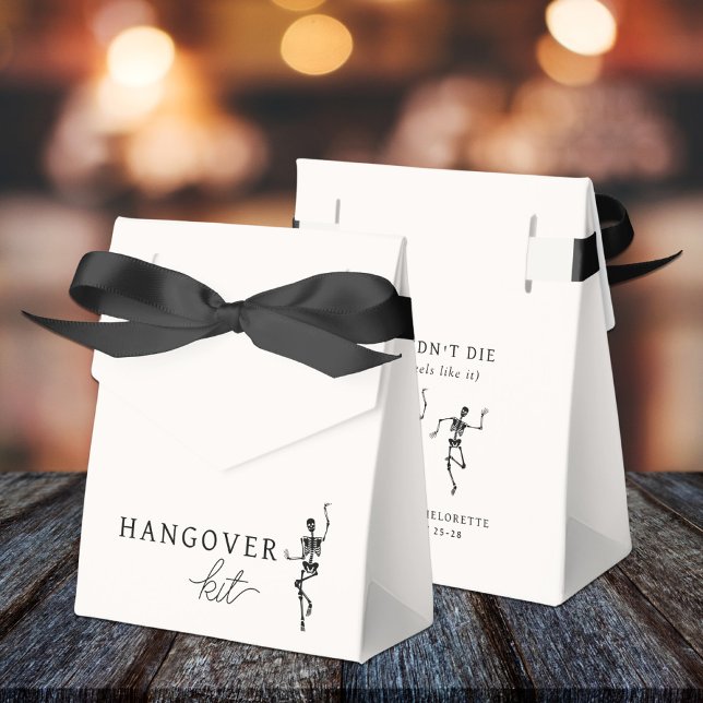 Till Death Do Us Party Hangover Kit Favor Box (Creator Uploaded)