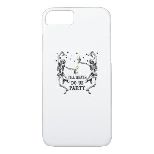 Till Death Do Us Party Skeleton Bridesmaid Case-Mate iPhone Case