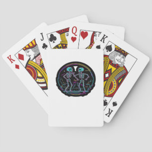 Till Death Do Us Party Skeleton Dance Party Classi Playing Cards