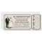 Till Death Do Us Party Wedding Ticket Invitations