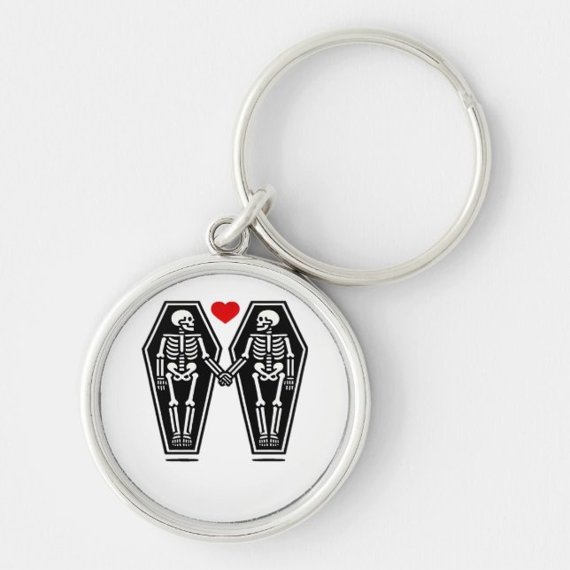 Till Death Do Us Together – Knows No Classic Keychain (Front)