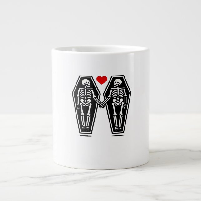 Till Death Do Us Together – Knows No Classic Large Coffee Mug (Front)