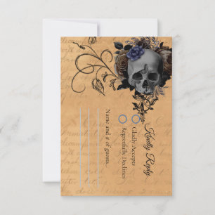 Till Death do we Part RSVP Card