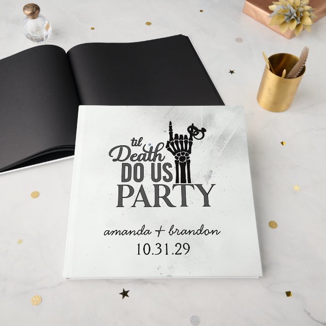 Till Death Guest Book (Front Open)