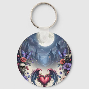 Till Death & Moonlight Bind Us. Keychain