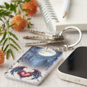 Till Death & Moonlight Bind Us. Keychain