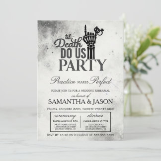 Till Death Rehearsal Invitation