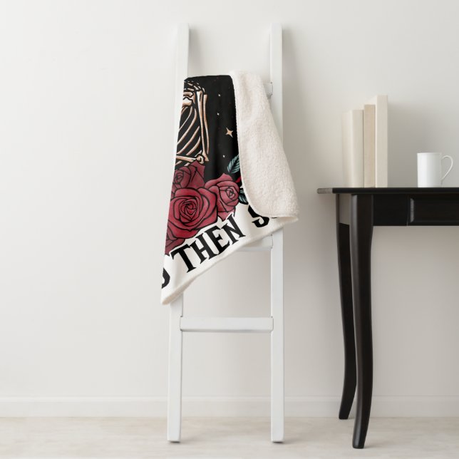 'Till Death Sherpa Blanket (In Situ)