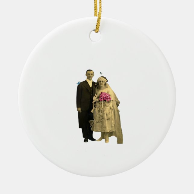 Till Death Us Do Part Classic Meme Ceramic Ornament (Front)