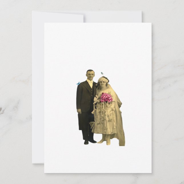 Till Death Us Do Part Classic Meme Holiday Card (Front)