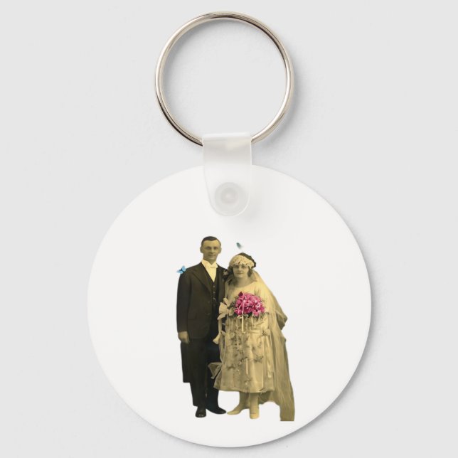 Till Death Us Do Part Classic Meme Keychain (Front)