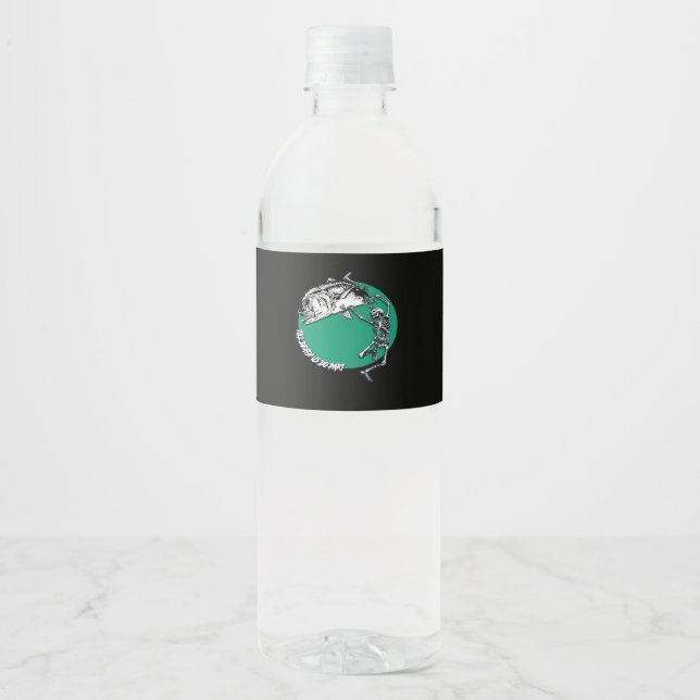 Till Death Us Do Part Classic Water Bottle Label (Front)