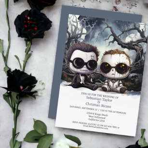 Till death us do part Two Grooms Invitation