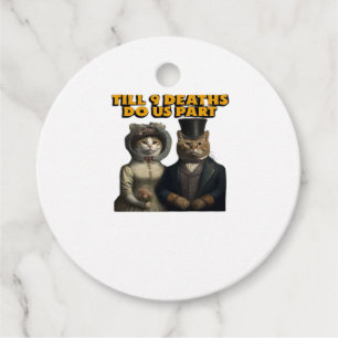 Till Deaths Do Us Part Classic Favour Tags