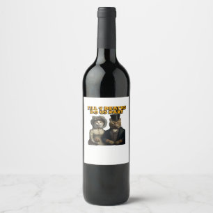 Till Deaths Do Us Part Classic Wine Label