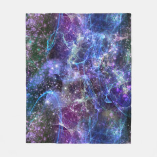 till the end of time, galactic space scape : fleece blanket