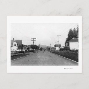 Tillamook, Oregon Residential Street Scene Postcard