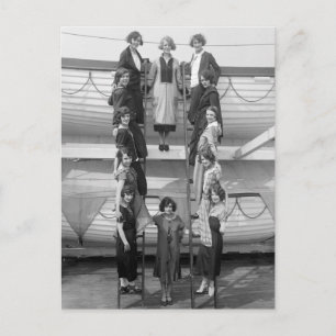 Tiller Girls Dance Troupe: early 1900s Postcard