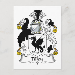 Tilley Family Crest Postcard