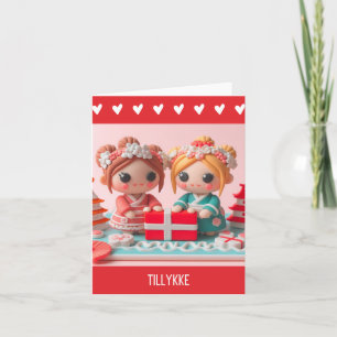 Tillykke, Danish Happy Birthday Card