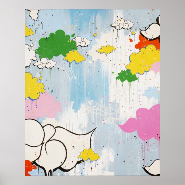 Tilt "Cloudy Names" Print (Front)