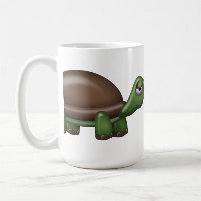 Tilt & Sprout Logo Mug with Tortoise (Left)