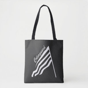 Tilted Colorguard Flag Tote Bag