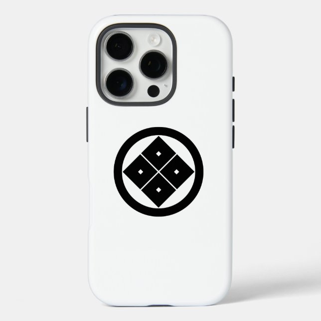 Tilted four-square-eyes in a circle Case-Mate iPhone case (Back)