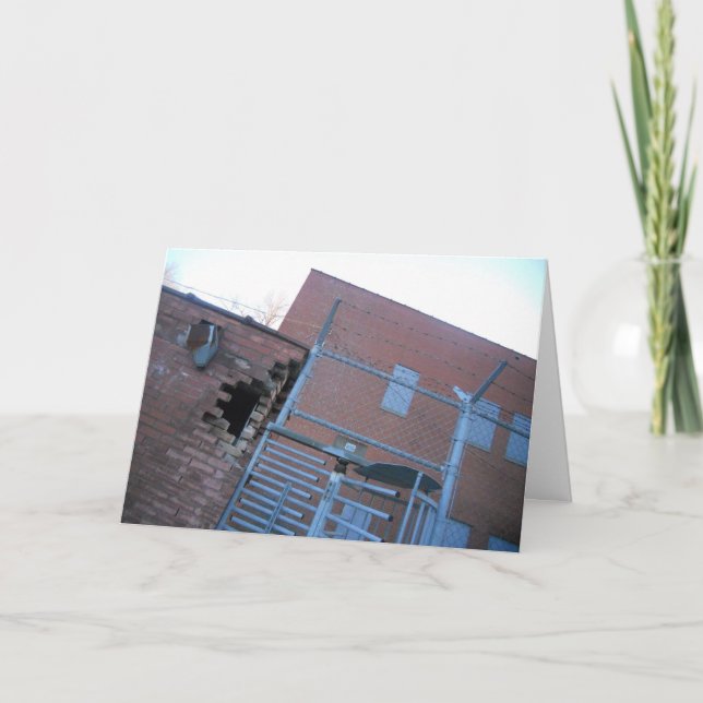 "Tilted Hamm's Brewery" Get Well Card (Front)