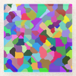 Tilted Tile Glass Coaster