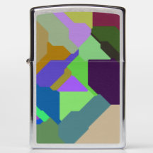 Tilted Tile Zippo Lighter