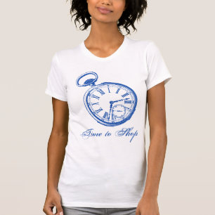 Tilting Clock Pocket Watch Face Timepiece T-Shirt