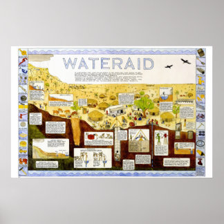 tim hunkin's wateraid poster
