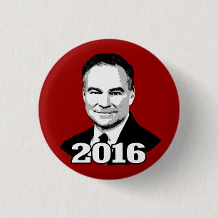Tim Kaine 2016 1 Inch Round Button