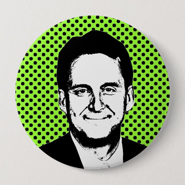 Tim Pawlenty 4 Inch Round Button (Front)