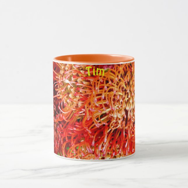 TIM ~ Personalized Beautiful Banksia ~ Mug (Center)