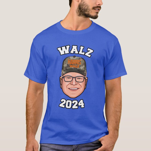 Tim Walz 2024 T-Shirt (Front)