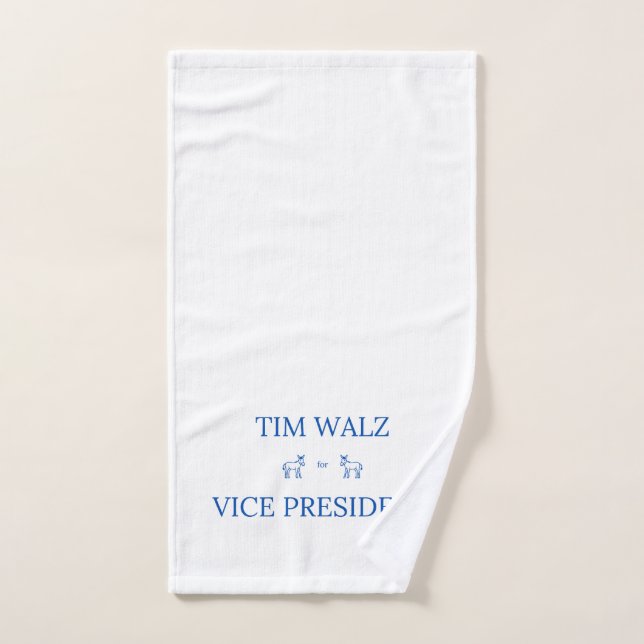 Tim Walz for Vice President Hand Towel (Hand Towel)