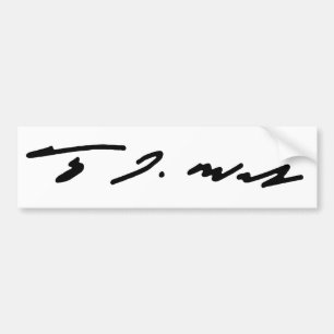 Tim Walz Signature Bumper Sticker