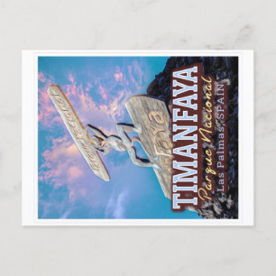 TIMANFAYA NATIONAL PARK - CANARY ISLANDS SPAIN POSTCARD