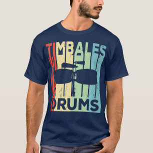 Timbales Drums Vintage Premium T-Shirt